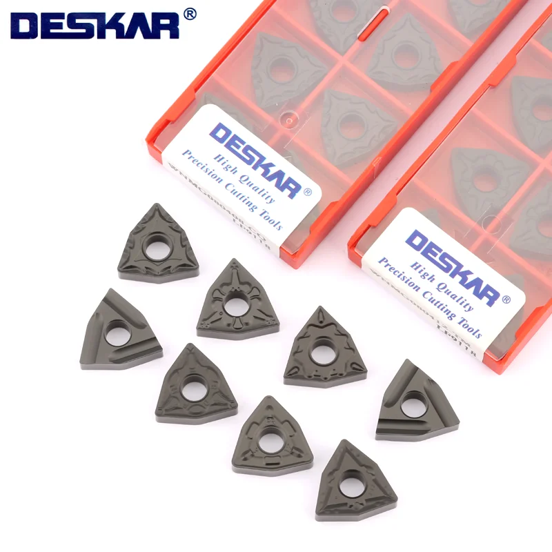 

deskar inserts WNMG 080404 WNMG080408 WNMG080412 CQ HQ L-S R-S TM PR PM MT Carbide Inserts Blade Cutter CNC Lathe tools LF9118