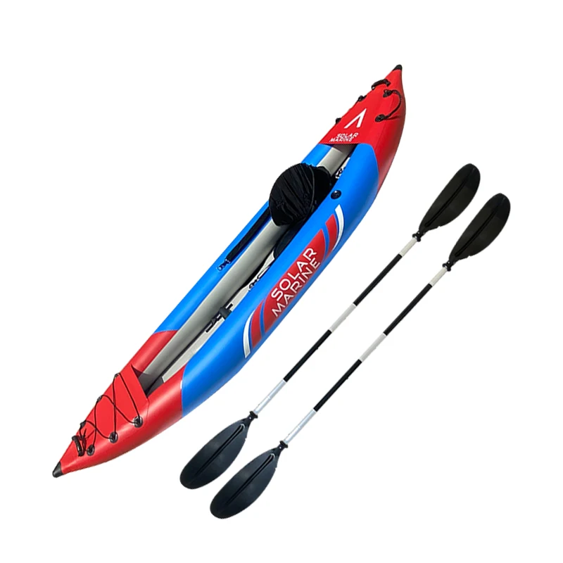 10 ft Inflatable Canoe for Pool River and Ocean Kayak Boat for Fishing Camping and Adventure