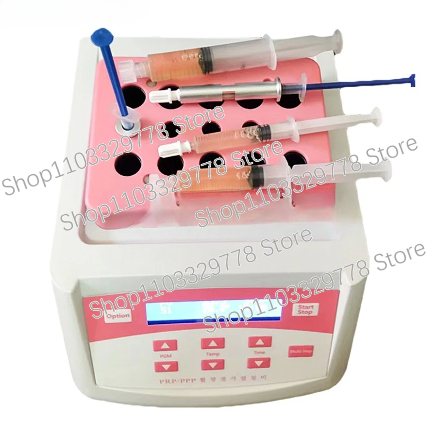 For2.5/5/10ml Syringe Beauty Plasma Gel Heating Machine 150W Face Filling Plasma Gel Machine for PRP PPP Gel Biofiller Treatment