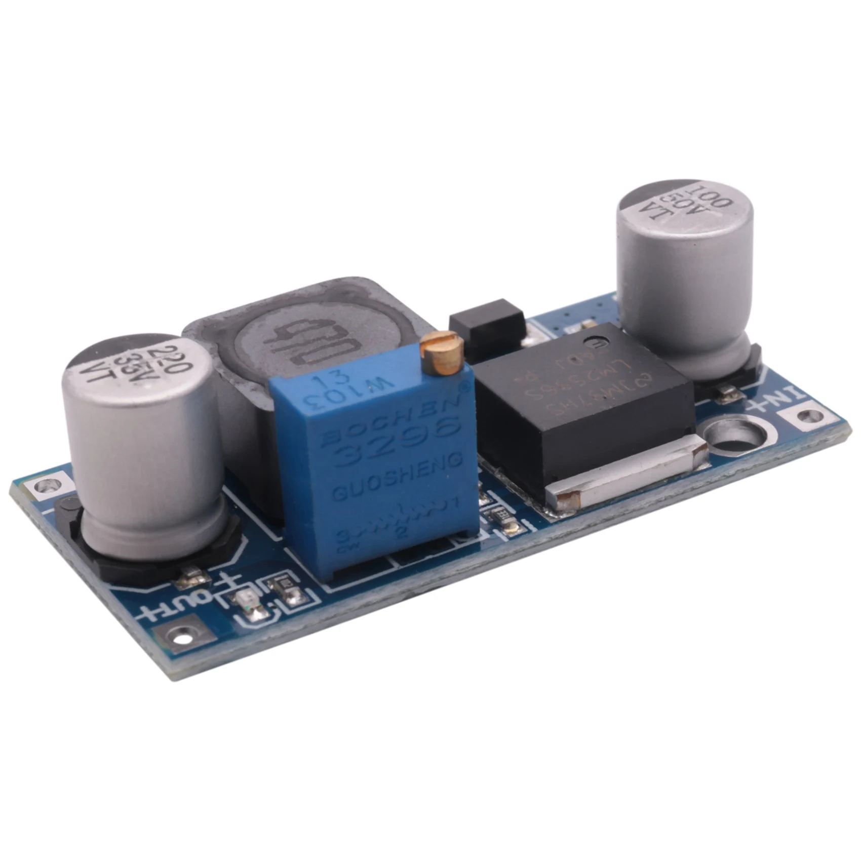 N82R 2X 48V وحدة منظم تنحى قابلة للتعديل، DC-DC، مدخل LM2596HV، وحدة طاقة 4.5-60V