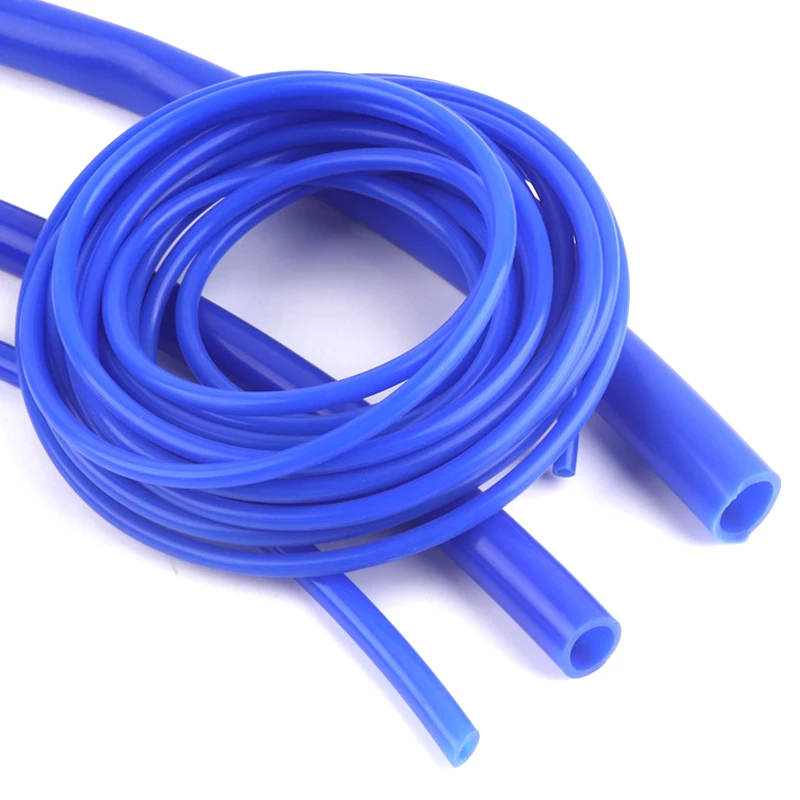 I.D2~40mm Blue Silicone Hose High Pressure Fuel Cylinder Vacuum Cooling Pipe Heat Resistant Automobile Oil Pipe Air Pump Tube