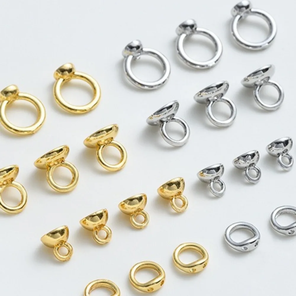 

1 шт. медные застежки 18-каратного золота с крышкой из бисера, скрытая катушка, кольцо в виде свиньи, пряжка, сделай сам, браслет из бисера, ожерелье, аксессуары