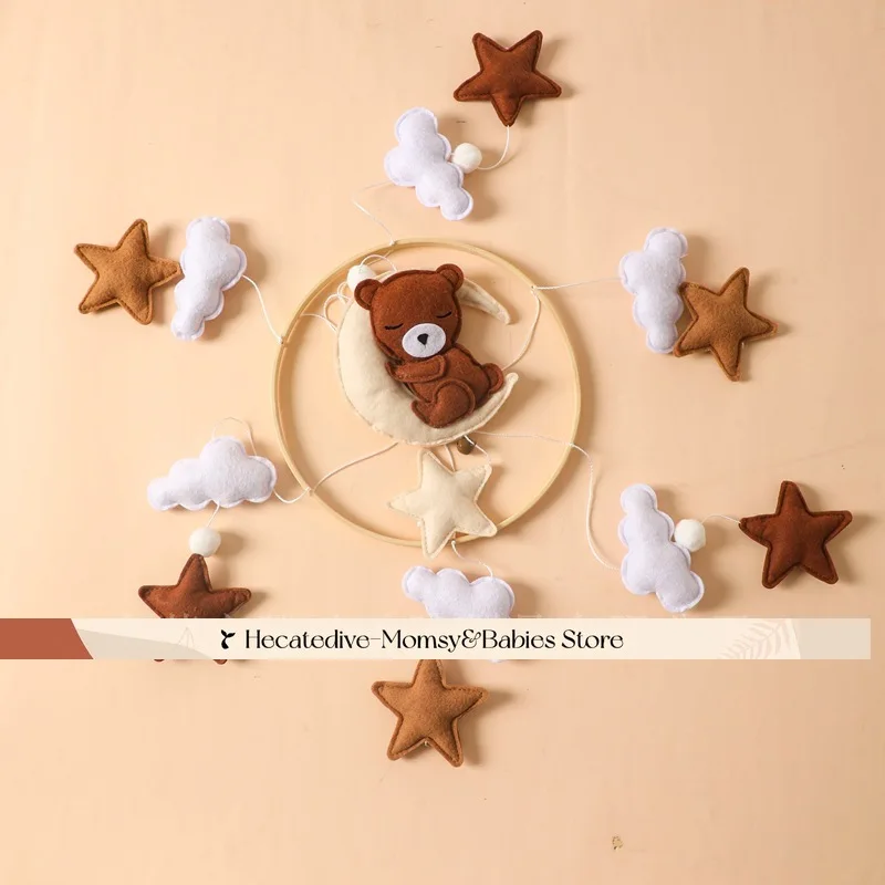 【Must Have】 Sonagli e cellulari per bambini, orsetto sonnolento, giocattoli educativi, set per neonati, mini decorazioni, 0-12 mesi, giocattoli unici, cose per bambini