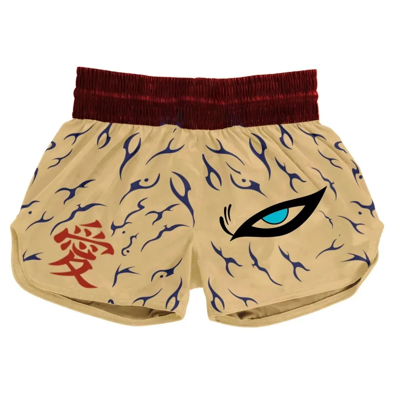 2026 Summer New Gaara Muay Thai Shorts Men's Oversized Breathable Quick Drying MMA Sports Shorts Octagonal Cage Fighting Shorts