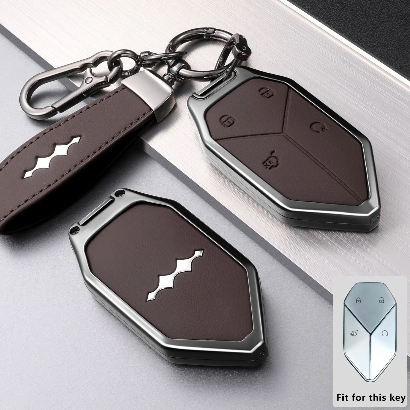 Car Key Case Fob for BYD Leopard 5 8 Titanium 3 7 Accessories Fang Cheng Bao Formula Keychain Cover Shell Housing Holder
