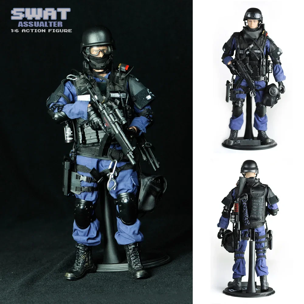 12 "1/6 Quy Mô Quân Mô Hình Cảnh Sát Nhân Vật Hành Động SWAT Assaulter/Breacher/Điểm Người Quân Đồ Chơi bé Trai Quà Tặng Giáng Sinh