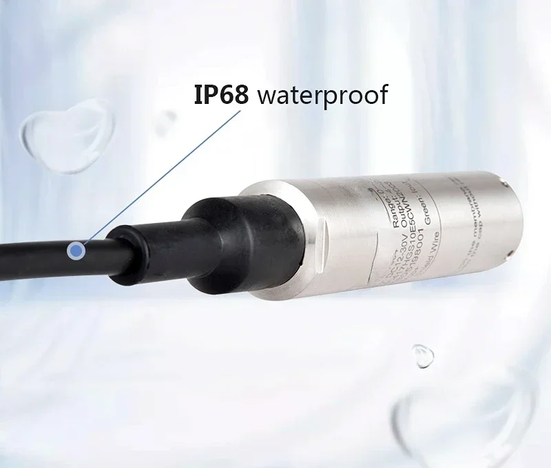 Tauchbarer 4-20 mA RS485 Wasserstandssensor für Wassertank