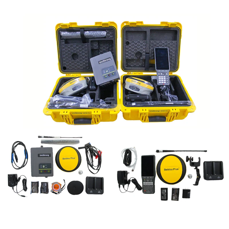 GNSS RTK G970II PRO Uni Strong ad alta precisione per rilevamento terrestre V200 V300 VRTK2 Strumento di rilevamento GPS RTK con codice permanente