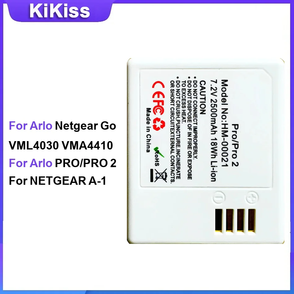 

Аккумулятор для Arlo Netgear Go VML4030 VMA4410 PRO/PRO 2 для NETGEAR A-1