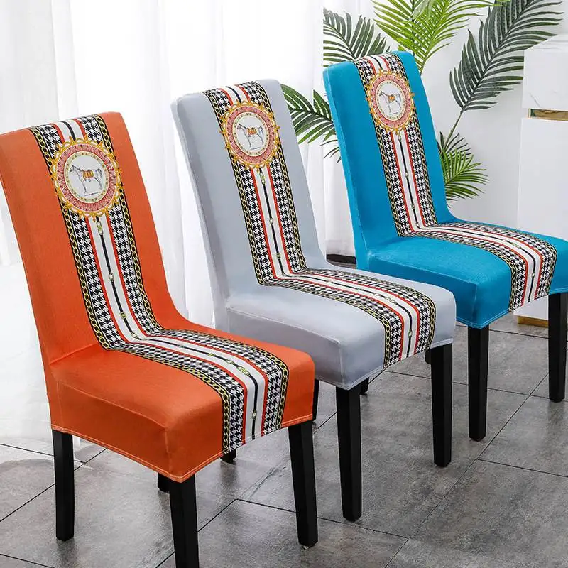 

Универсальный чехол для стула Thiened Nordic Sle с полной оберткой и поддержкой для спины, для домашнего использования, всесезонный.