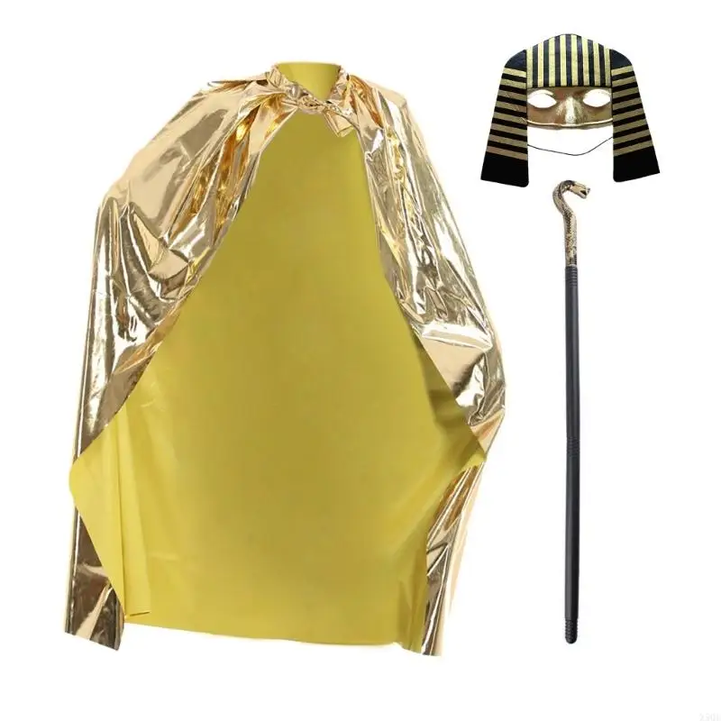 Costume faraone egiziano Maschera egiziana Maschera egiziana Maschera Veneziane Maschera faraone Outfit per il cosplay Dress