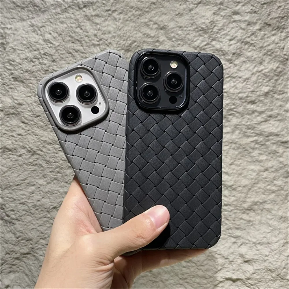 BV tejido disipación de calor funda de silicona suave a prueba de golpes para iPhone 15 14 13 12 11 Pro Max Plus Mini XR X XS 7 8 SE cubierta de parachoques