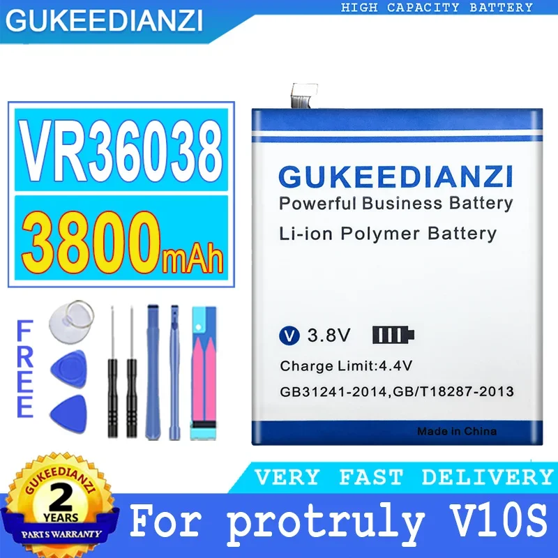 3800mAh аккумулятор GUKEEDIANZI VR36038 для батареи большой мощности protrue V10S