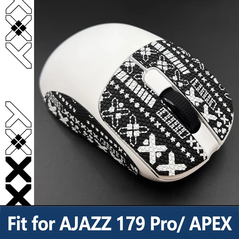 Nastro antiscivolo per mouse AJAZZ 179 - AJ179 /Pro /APEX Adesivi resistenti al sudore Facile da installare Controllo migliorato per i giochi