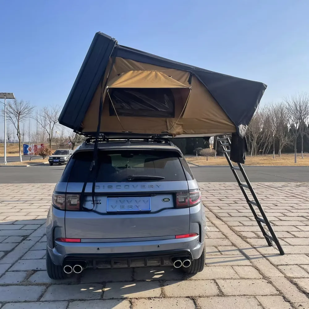

Most Favorable Price for the New Product Hard-shell Roof Tent Camping Fully Automatic Car Roof off the Ground