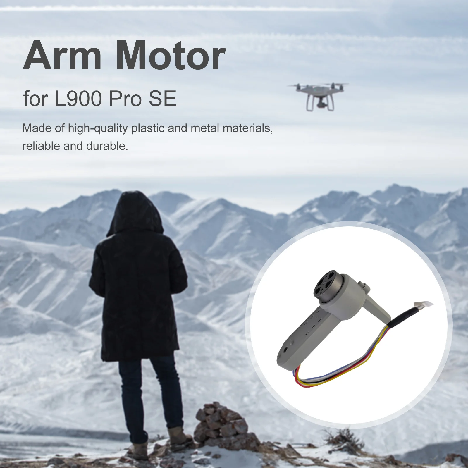 Reparatur Drone Motor Arme Ersatzteile RC Drone Motor Arme Ersatz Zubehör Qaucopter Drone Arm Leicht für L900 Pro SE