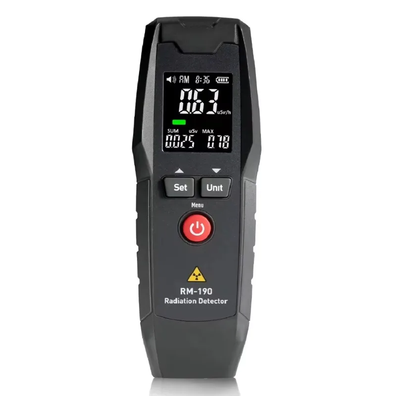 

Rm-190 Digital Nuclear Radiation Detector Handheld Counter Emission Dosimeter Include Battery Geiger Counter X-ray Beta Gamma