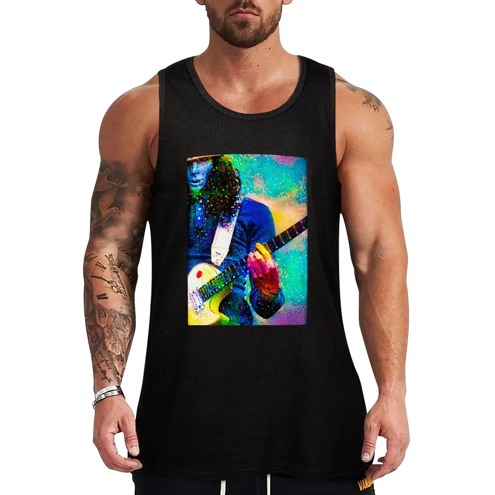 Buckethead - Fuzzy Dots Tank Top bodybuilding t shirt vest for men