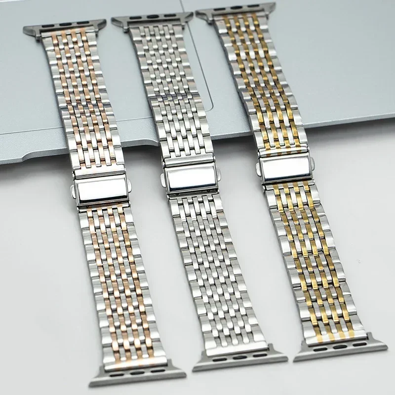 �y�Z�[�����zApple Watch�p���^���X�g���b�v SE-10 42mm 44mm 38/40/41mm �X�e�����X�X�`�[���u���X���b�g iWatch�V���[�Y10 9 8 7 6 SE Ultra 2 49mm�Ή�