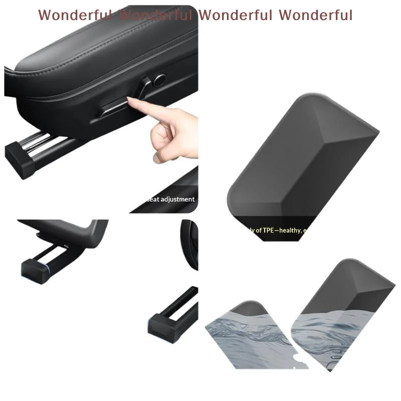 4Pcs Car Seat Track Cover Protector Dust Resistant No Drilling for  Model 3 Y 2025 2026 Highland Juniper Auto Interior Part