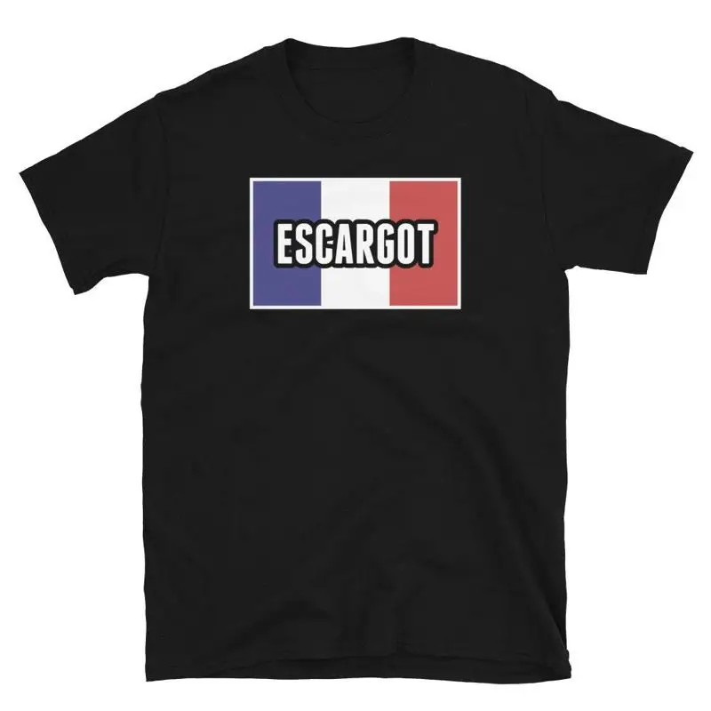 Escargot T-Shirt Lustige Frankreich Escargots Schnecke Französische Flagge