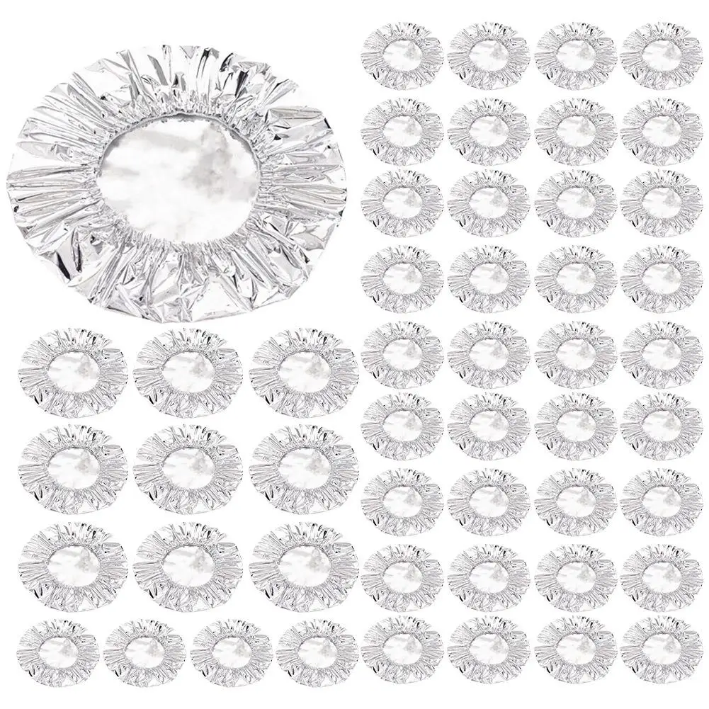 50PCS Repeatable Aluminum Foil Insulation Covers - Eco-Friendly Kitchen Food Covers for Bowls & Dishes Storage for Kitchen