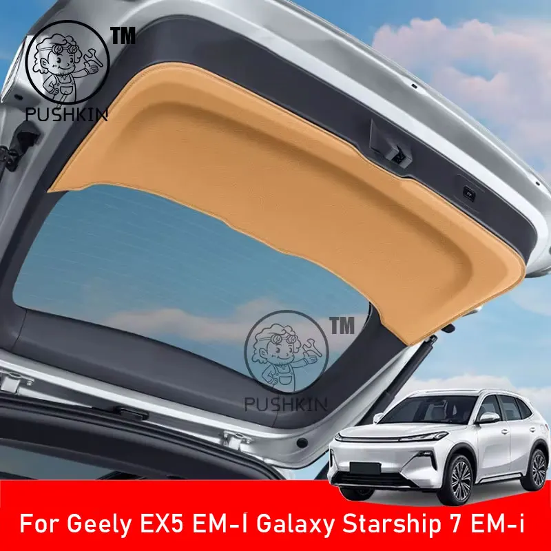 

For Geely Galaxy Starship 7 EM-i Geely EX5 EM-i 2026 Trunk Tailgate Anti-Scratch Protective Pad Sticker Modification Accessories