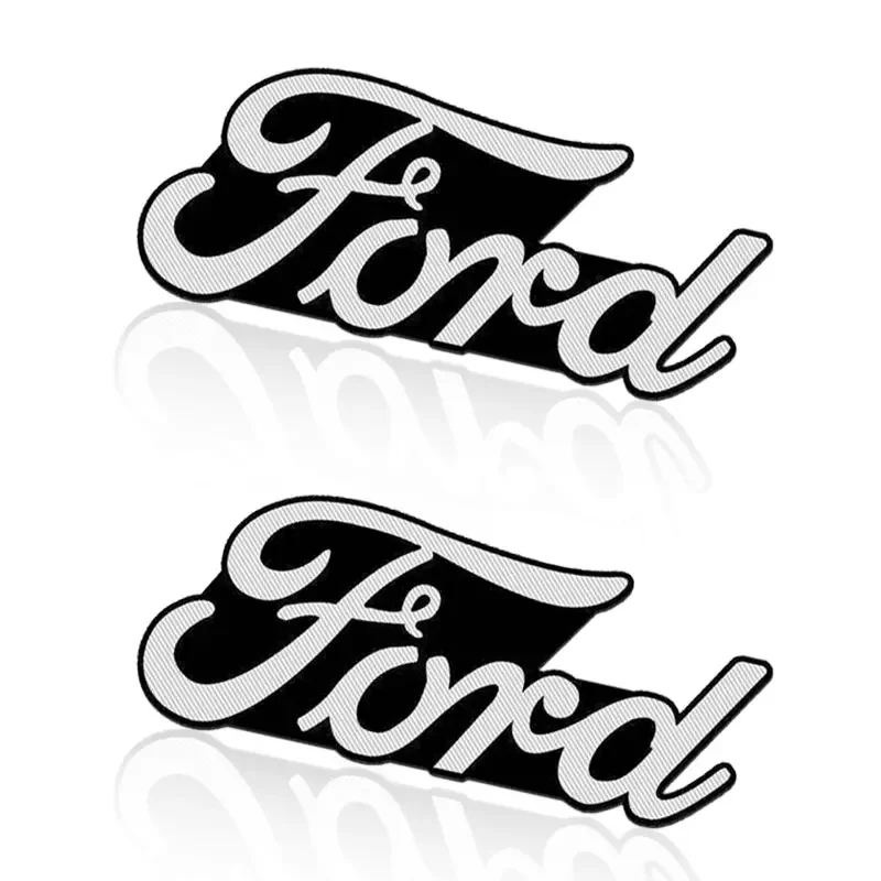 2/4pcs Car Audio Speaker Sticker Stereo Badge Accessories For Ford Focus 2 MK2 3 4 MK3 MK4 ST Mondeo Festiva Fusion Suit Fiesta