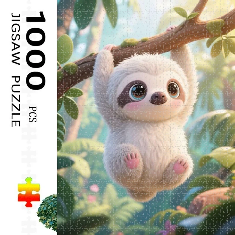 

1000/500 PCS Jigsaw Puzzles Cartoon Animal Patterns Home Decor Games Landscape Puzzles Educational Toys Birthday Gifts
