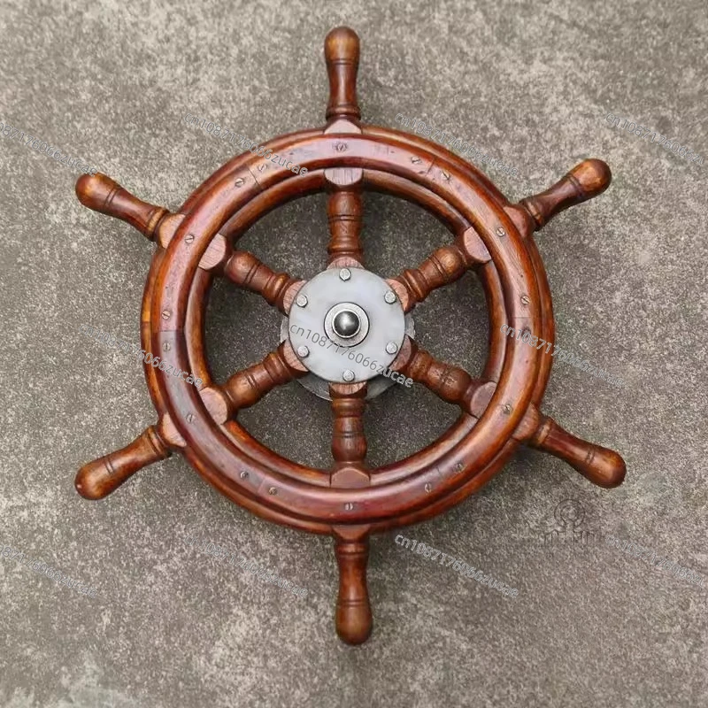 55CM無垢材船舶用操舵輪ペンダント地中海レトロ航海風壁掛け - Home Decor Nautical のレビューと価格