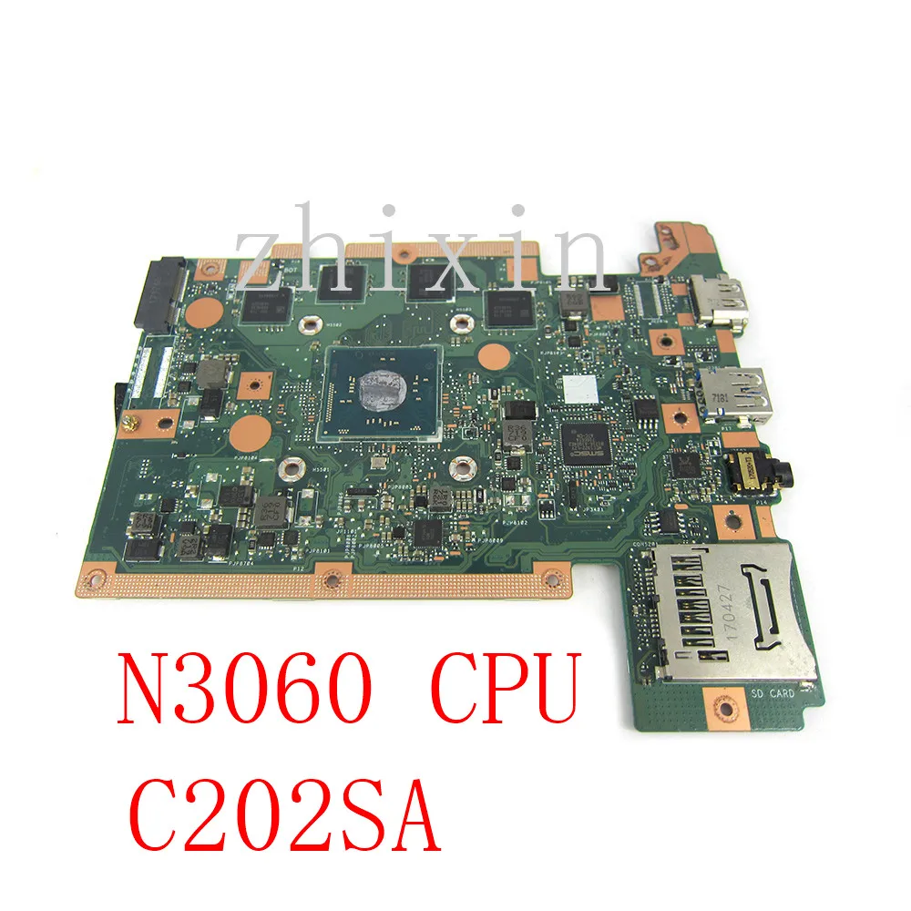 

yourui For ASUS C202 C202SA Laptop motherboard with N3060 CPU REV 2.0 C202SA mainboard Test 100% ok