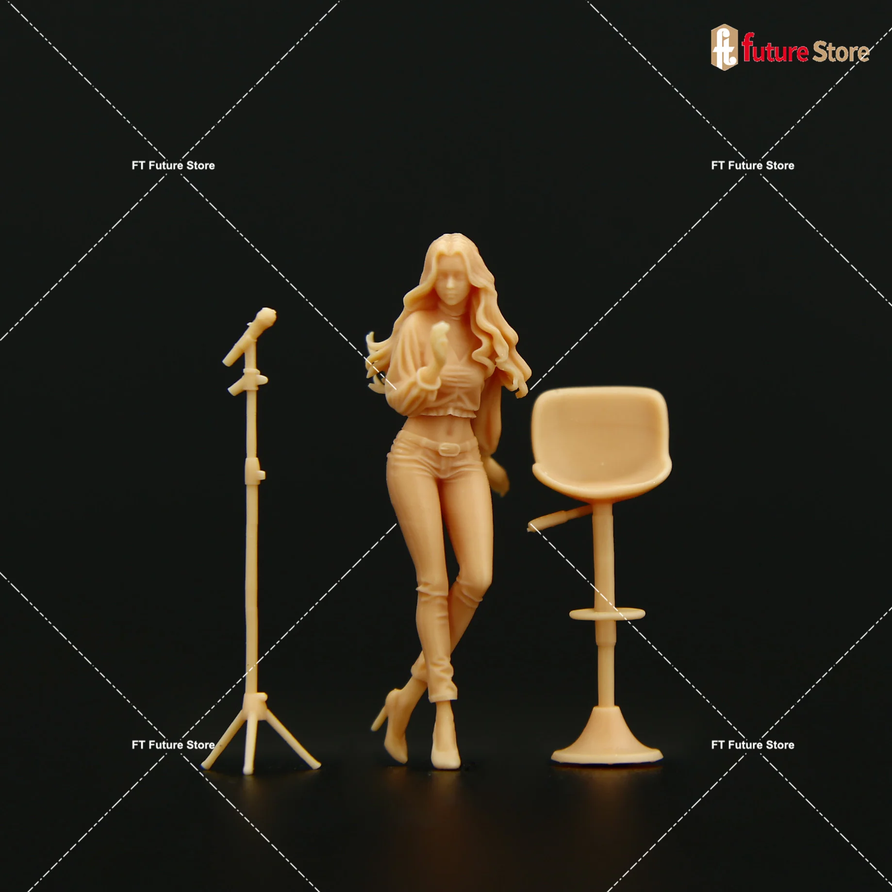 1/64 1/43 موضة فتاة صبي زوجين المغني الشارع التقطت الصور الشكل المنمنمات الديوراما الإبداعية دمية صغيرة المشهد الدعائم تمثال