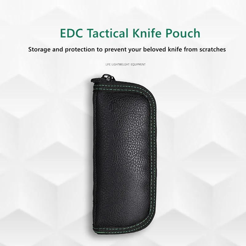 EDC Knife Pouch, Nylon Folding Knife Sheath, Portable Protective Carry Case & Storage Bag for Pocket Knives
