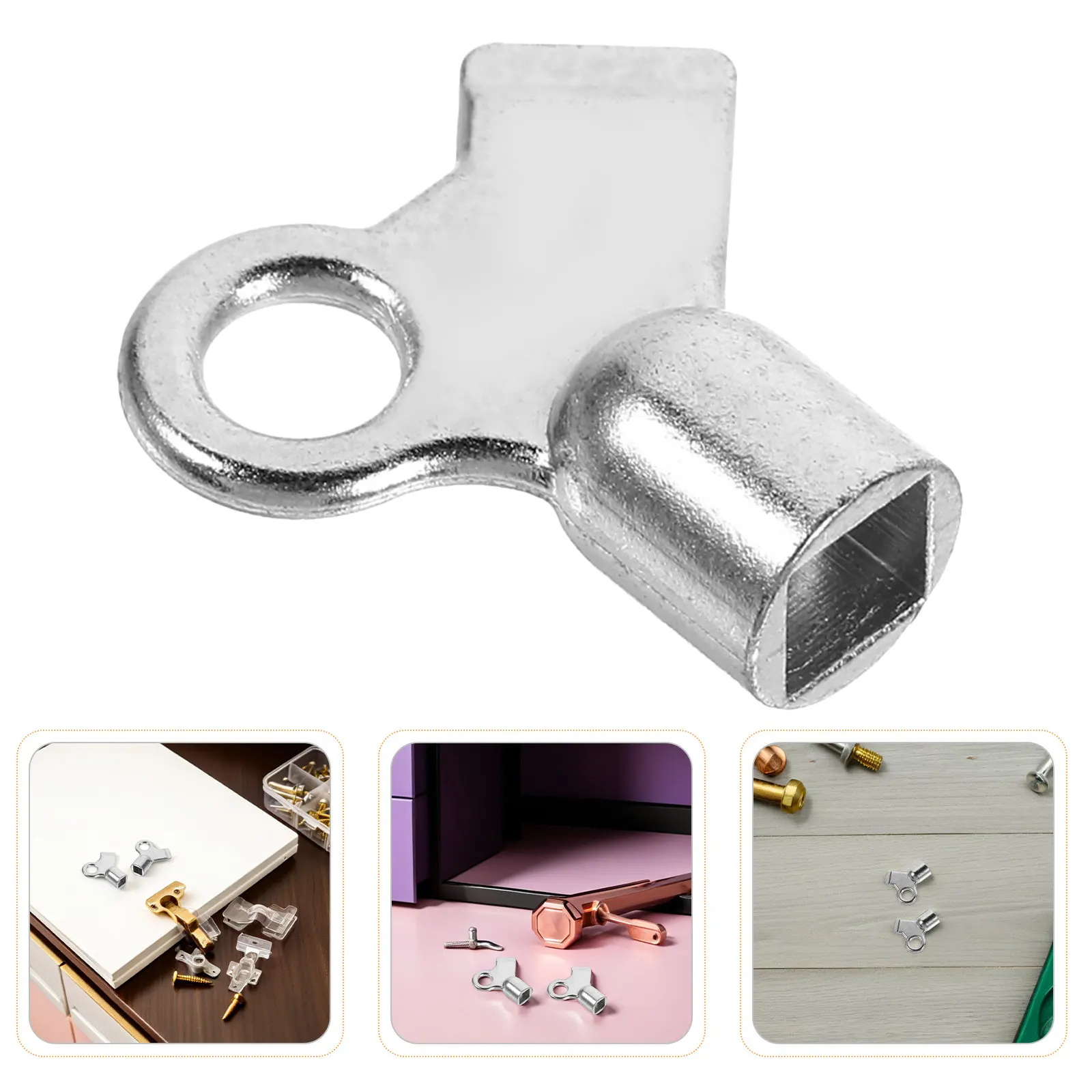 

Набор из 12 универсальных маленьких квадратных металлических ключей для прокачки радиаторов отопления, аксессуары для удаления воздуха из радиаторов