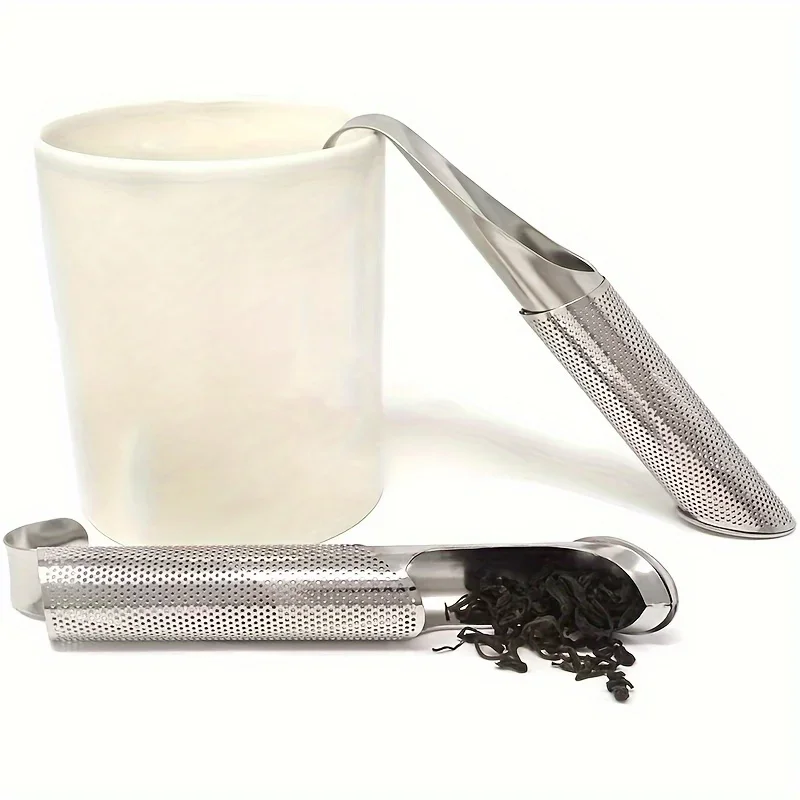 Tube-shaped hanging tea sets, tea strainer handle, tea filter, tea spoon, tea set with handle
