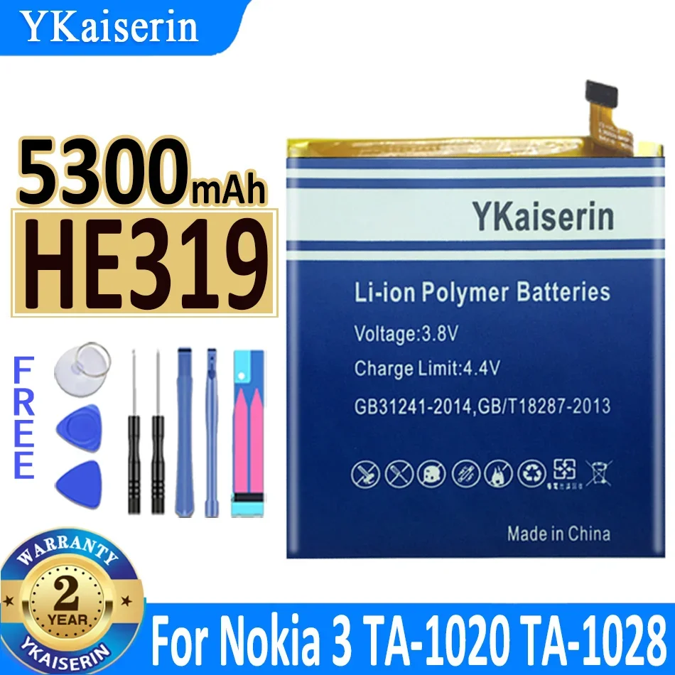 Battery For Nokia 6 2nd 2018 5 3 1  8 3 2.2 9 7 Plus 7.1 2 4.2 3.2 8.1 3.1 3V for Nokia6 Nokia5 Nokia3 Nokia2 Nokia1