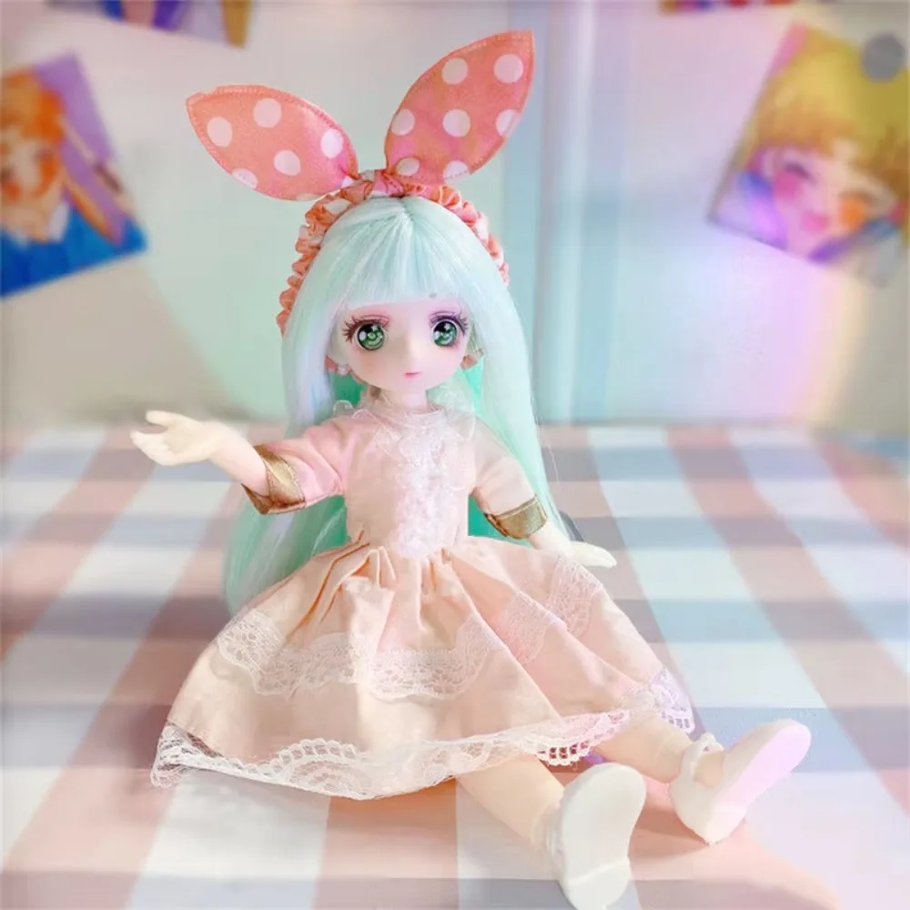 with Clothes BJD Doll with Clothes 3D Eyes Simulated Eye Simulated Eye Hinge Doll Removable Joints Dress Up