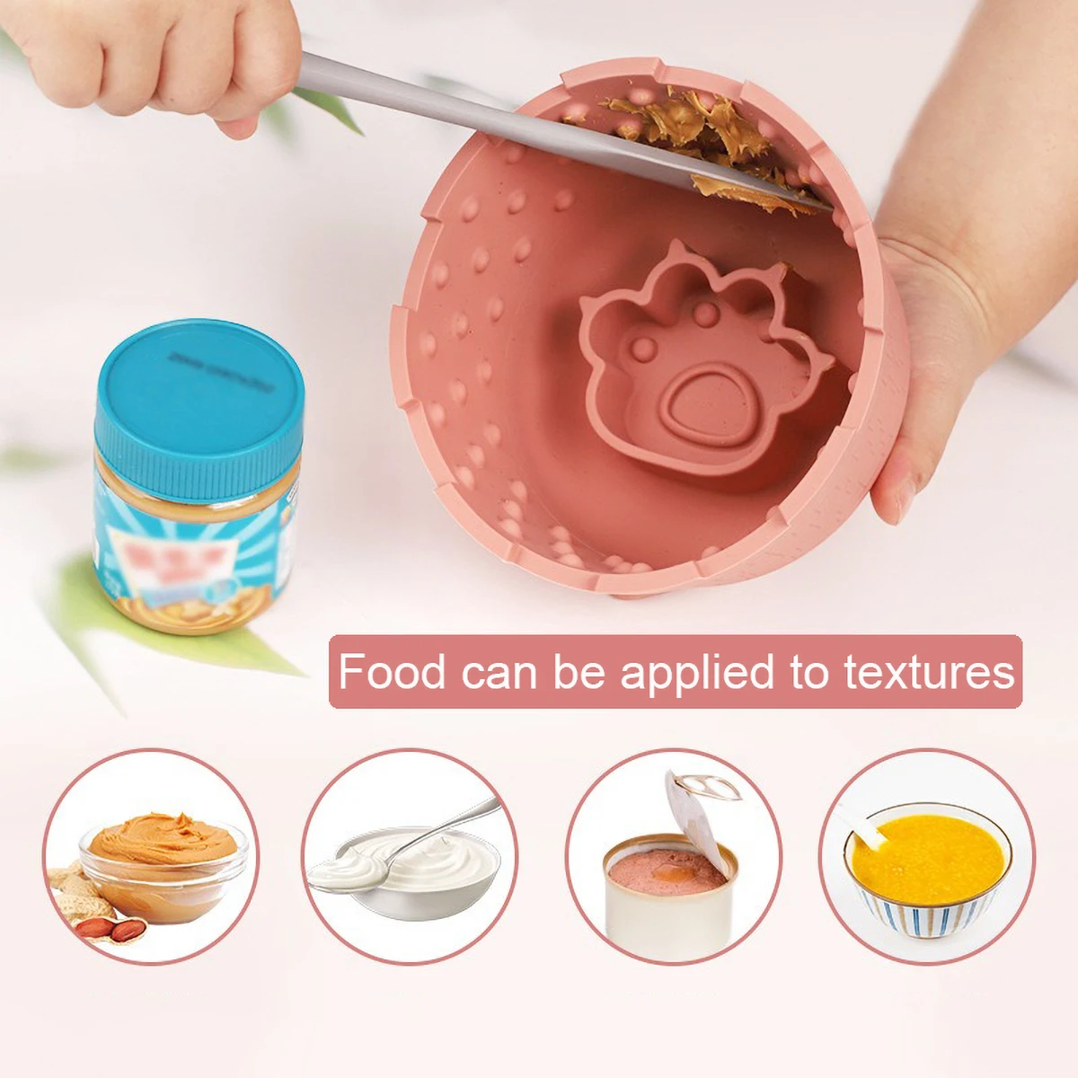 Food-Grade Silicone Slow Feeder Dog Bowl with 2-in-1 Design And Anti-Slip Bottom to Aid Digestion And Prevent Rapid Eating