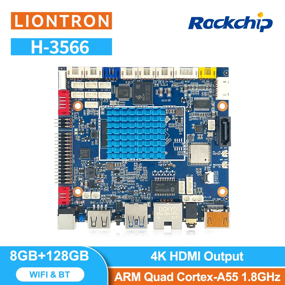 

Liontron development board RK3566 Smart IoT WIFI BT5.2 Android Linux Debian Ubuntu Artificial Intelligence for Image Processing