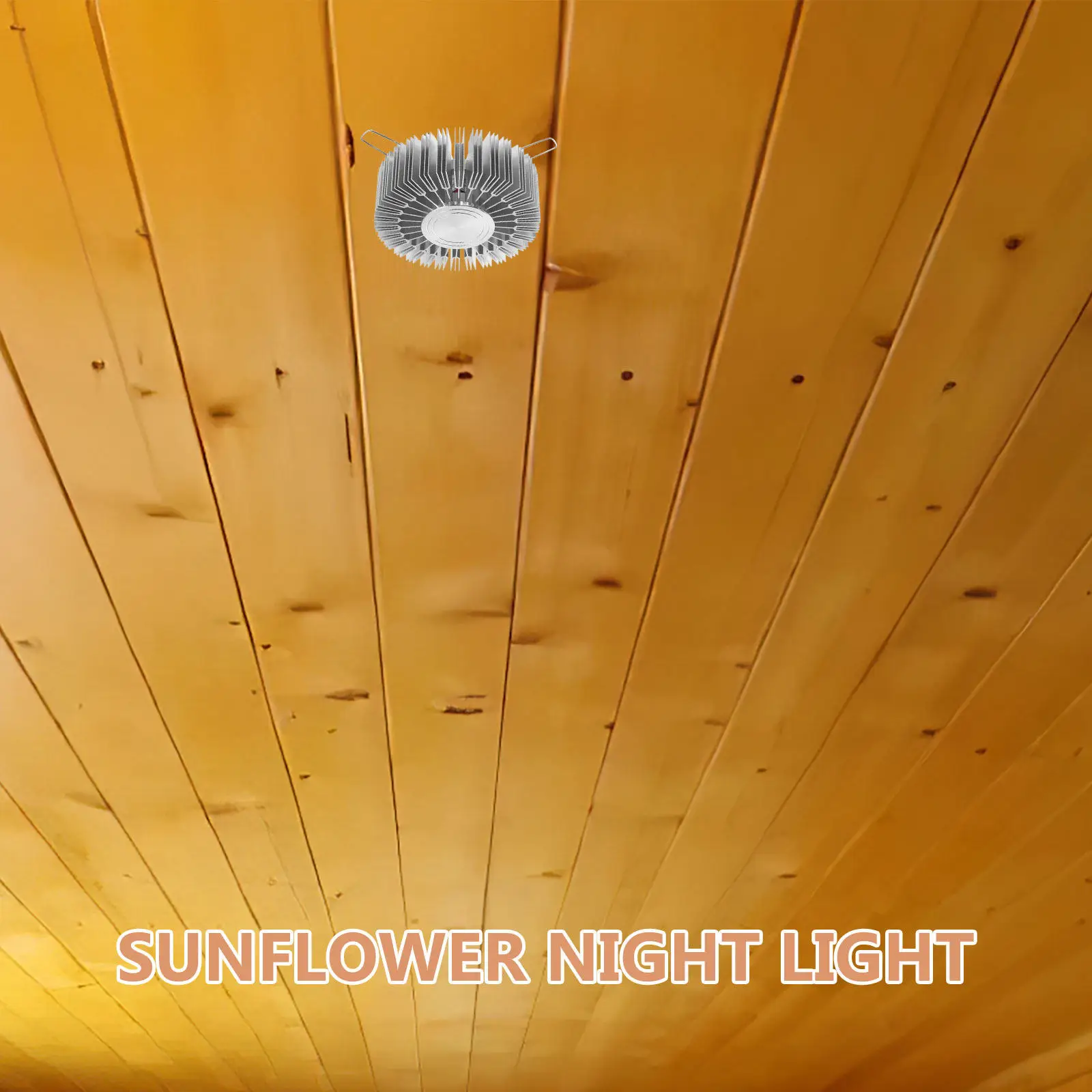

Aluminum LED Sunflower Wall Lamp 3W Energy Efficient Home Porch Office Surface Mounted Ceiling Light White Light