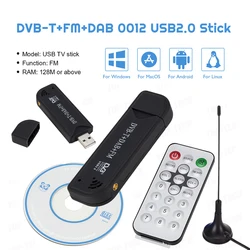 Mini receptor de TV Digital USB 2,0, DAB, FM, RTL2832U, R828D, fc0012, SDR, RTL-SDR, A300U, 25MHz-1760MHz, sintonizador de frecuencia de recepción, Dongle Stick