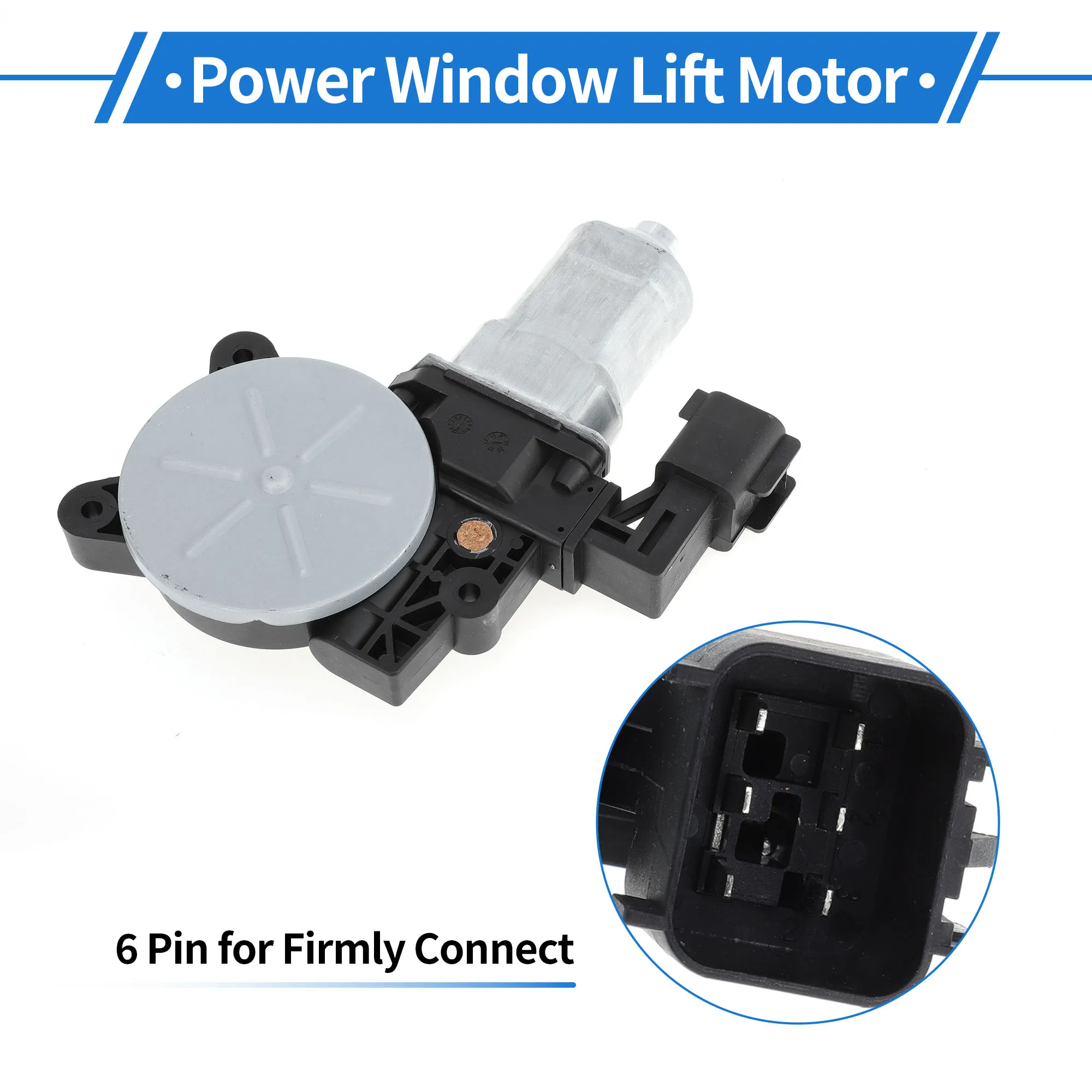 

UXCELL передний левый электродвигатель стеклоподъемника со стороны водителя для Ford Ecosport 2013-2017 двигатель подъема стекла автомобиля