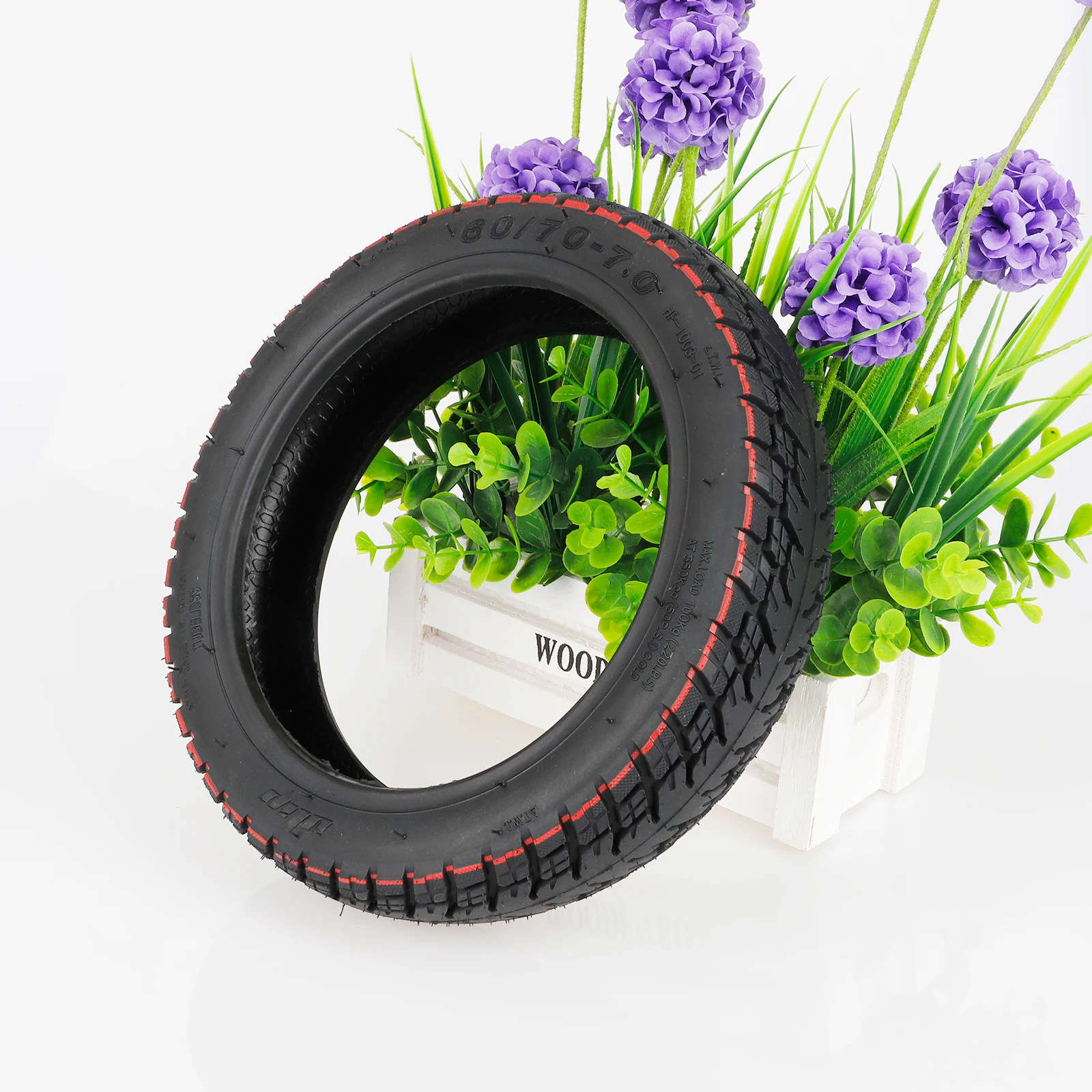 Ulip 60/70-7.0 Off Road Tubeless Band Voor Xiaomi 4 Pro Elektrische Scooter 10 Inch Off Road Vacuüm band Niet-Luchtband