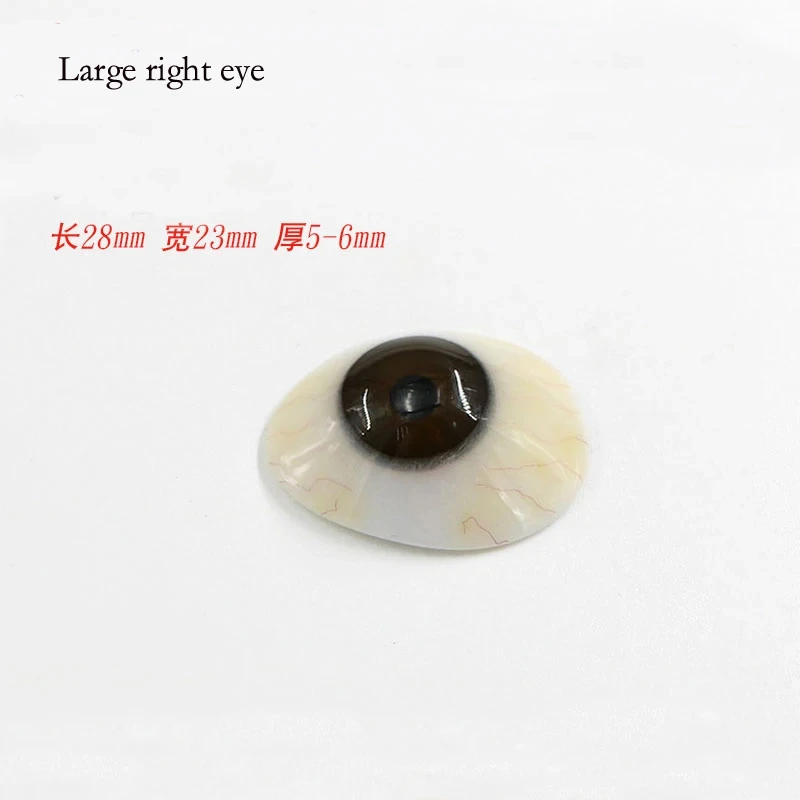 Imported high-molecular resin prosthetic eye piece atrophy, removal of ultra-thin fake eye deformity, eyeball shaping tool