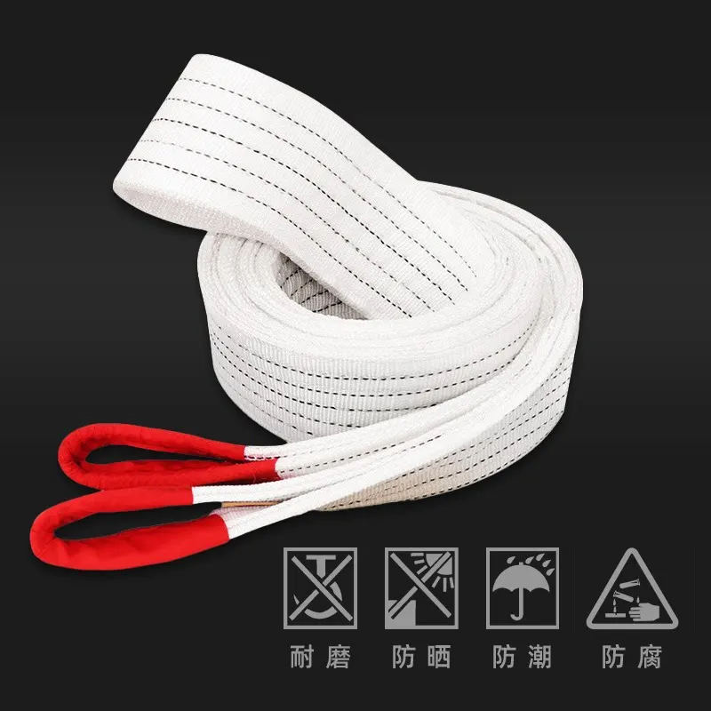 Crane Webbing Sling 1T 2T 3T 5T 8T LENGTH 3M 4Layers Traction Lifting Belt