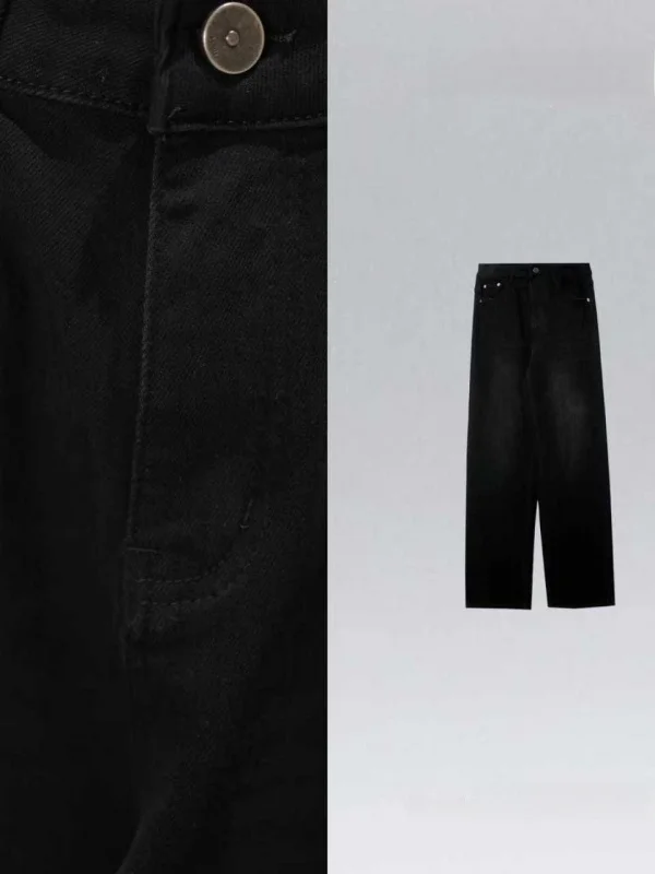 

Модные прямые джинсы: универсальные, стройнящие, премиум-качество, женские джинсовые брюки классического кроя с завышенной талией