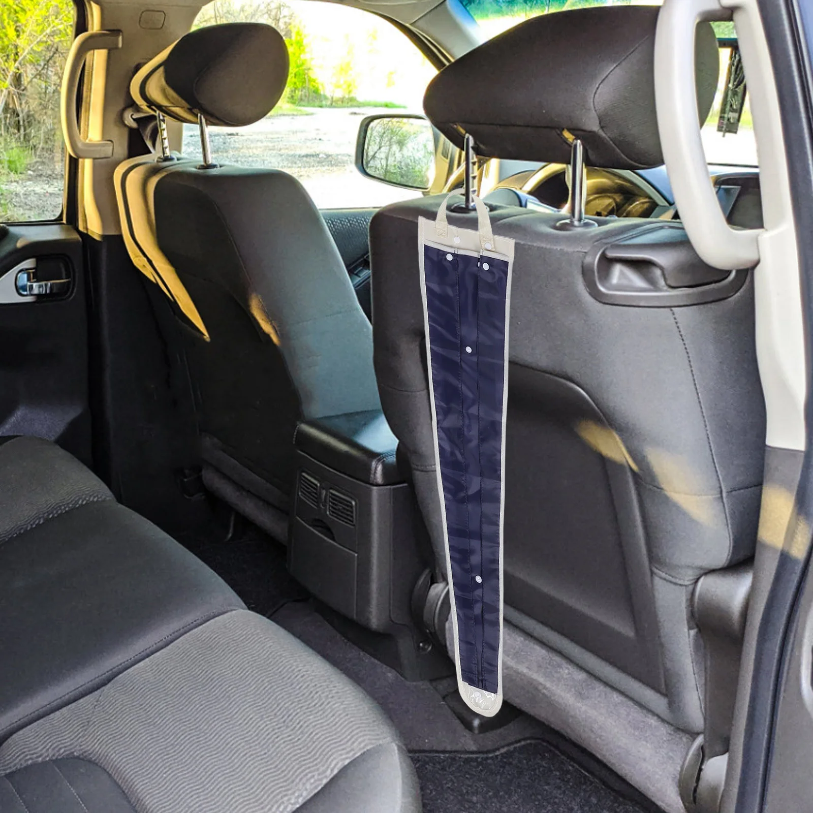 

2pcs Storage Waterproof Multifunctional Hanging Organizer For Back Seat Seatback Storage For Wet Umbrellas Car Trunk Umbrella