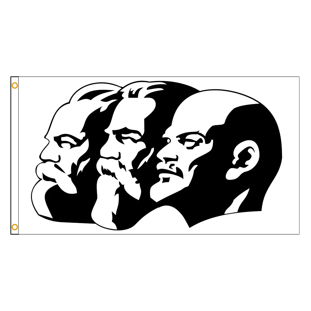 Communism Flag 90 x 150 cm Marx Engels Lenin Stalin CCCP USSR Soviet Emblem Flags And Banners