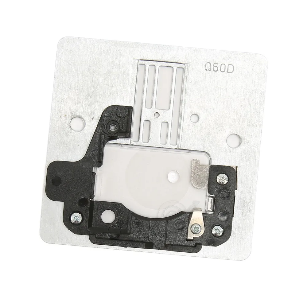 Placa de aguja de plástico para máquina de coser, placa de garganta de aguja de hierro precisa y duradera para máquinas de coser Singer 4411, 4423, 4432, 4452, 44S