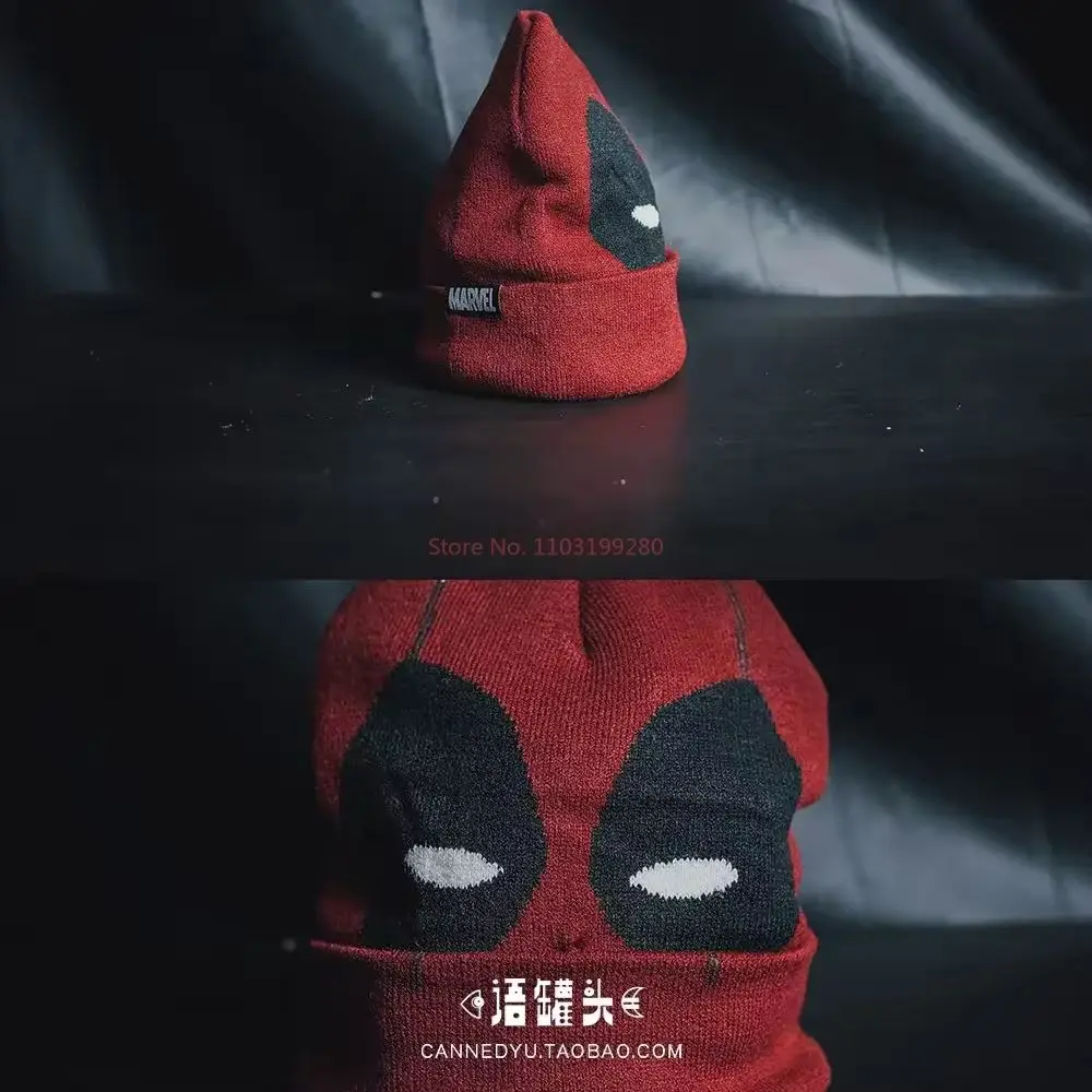 inventory Marvel Deadpool Deadpool Head Cover Led Eye Venom Collector\'s Birthday Gift Headwear Decorative Baseball Hat